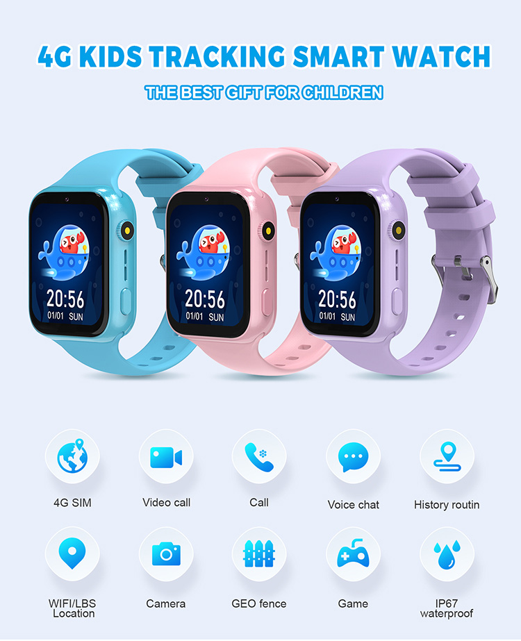 DH19 kids watch, DH19 children watch, 4G kid smart watch，kid smartwatch, GPS smart watch， sim card smartwatch, 4g smart watch